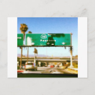 Pasadena en route postkarte