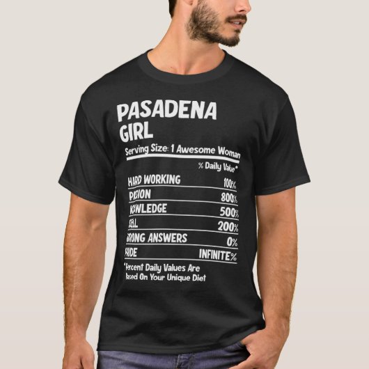 Pasadena Girl T-Shirt (Vorderseite)
