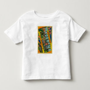 Pasadena, Kalifornien - große Buchstabe-Szenen Kleinkind T-shirt