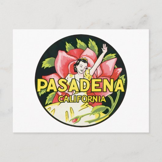 Pasadena Kalifornien Postkarte (Vorderseite)