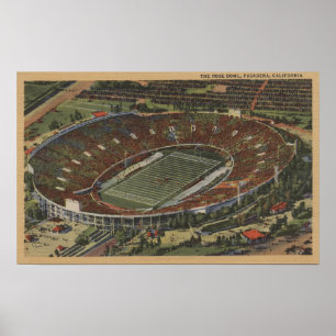 Pasadena, Kalifornien - The Rose Bowl Poster