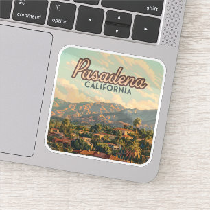 Pasadena Los Angeles Vintages California Aufkleber