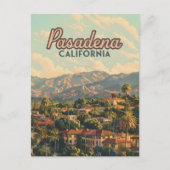 Pasadena Los Angeles Vintages California Postkarte (Vorderseite)