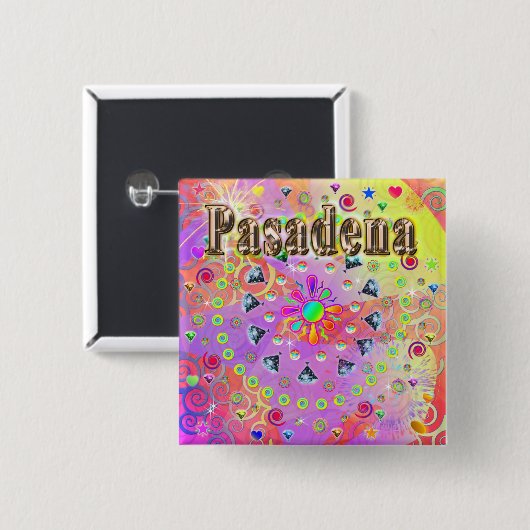Pasadena Lucky Golden Button (Vorne & Hinten)