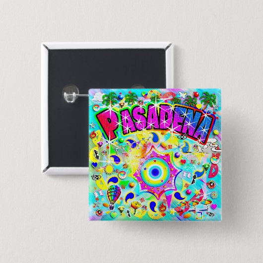 Pasadena Mystic Dance Button (Vorne & Hinten)