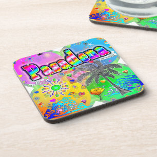 Pasadena Quadro Seasons Coaster Getränkeuntersetzer