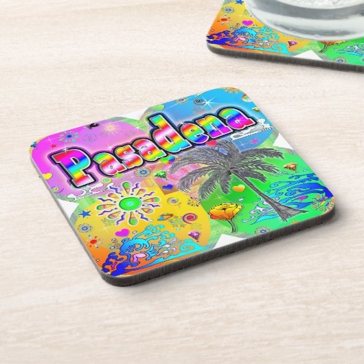 Pasadena Quadro Seasons Coaster Getränkeuntersetzer (Linke Seite)