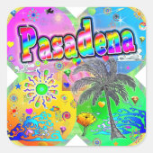Pasadena Quadro Seasons Sticker (Vorderseite)