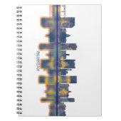 Pasadena Skyline Notizblock (Vorderseite)