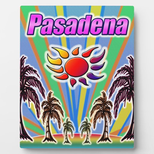 Pasadena Summer Liebe Fotoplatte (Vorderseite)