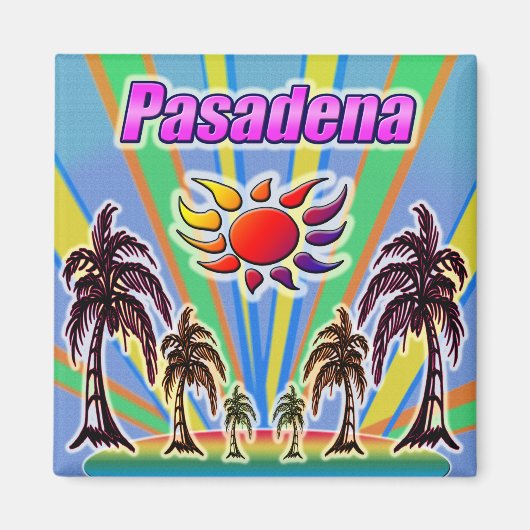Pasadena Summer Liebe Magnet (Vorne)