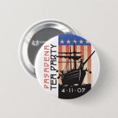 Pasadena-Tee-Party Button (Vorne & Hinten)