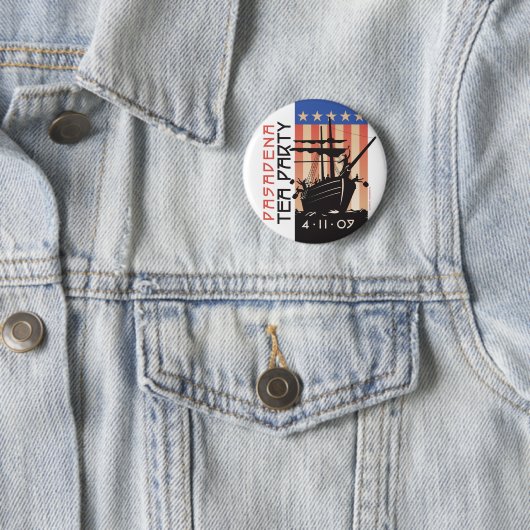 Pasadena-Tee-Party Button (Beispiel)