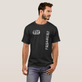Pasadena Texas 832 Bereichscode Vintag Retro T-Shirt (Vorne ganz)