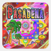 Pasadena Tropical Friends Sticker (Vorderseite)