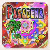 Pasadena Tropical Friends Untersetzer (Vorderseite)