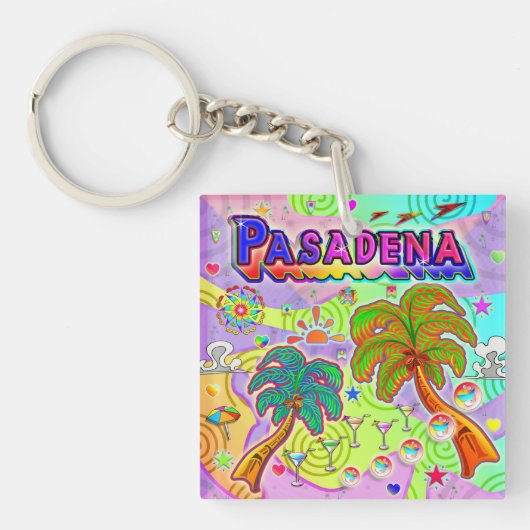 Pasadena Vacation Target Schlüsselanhänger (Vorderseite)