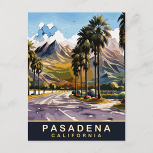 Pasadena, Wohngebiet, Kalifornien Postkarte