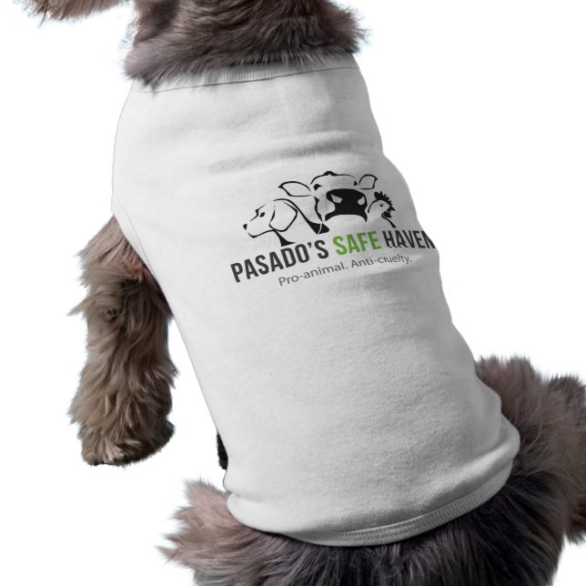 Pasados Hund-T-Shirt T-Shirt (Schwarz)