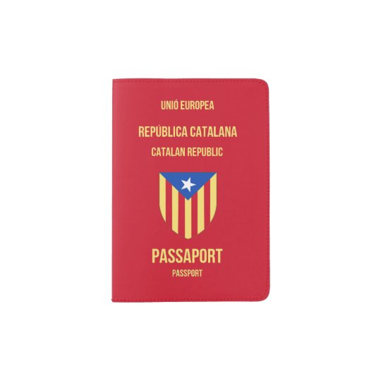 Pasaporte Catalan Passaport Republica Catalana Passhulle Zazzle De