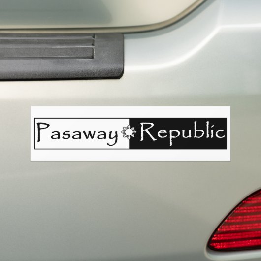 Pasaway Republik-Aufkleber Autoaufkleber (Auf Auto)