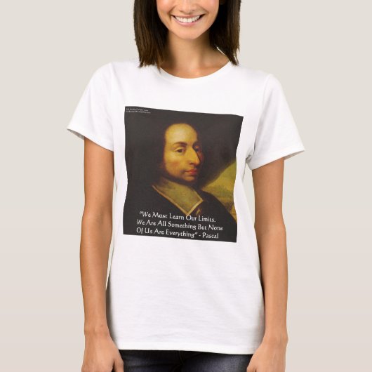 Pascal "Learn Limitings" - Geschenke zum Zitat von T-Shirt (Vorderseite)