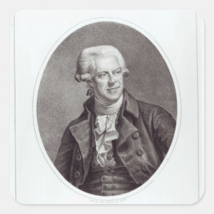 Pascal Paoli, 1872 Quadratischer Aufkleber
