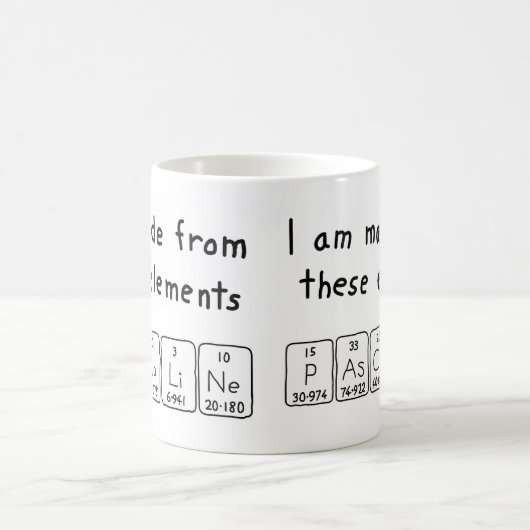 Pascaline Periodenname Tasse (Mittel)