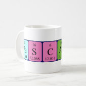 Pascaline Periodenname Tasse (Vorderseite Links)