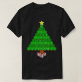 Pascals Triangle Math Christmas Tree T-Shirt (Design vorne)