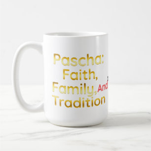 Pascha Glaube Familie und Tradition Christliches O Kaffeetasse
