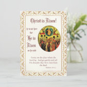 Pascha Osterorthodox Christliches Szenario-Symbol (Stehend Vorderseite)