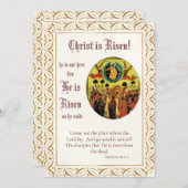 Pascha Osterorthodox Christliches Szenario-Symbol (Vorne/Hinten)