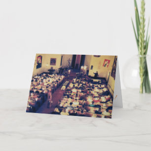 "Paschal Candle Lighting" Osterkarte Karte