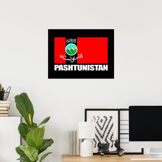 Paschtunistan Poster (Heimbüro)