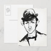 Pascin Postkarte (Vorne/Hinten)