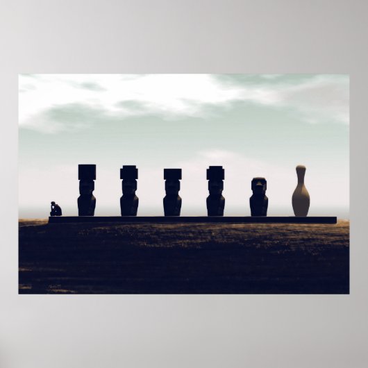 Pascua Bowling Rapa Nui Poster (Vorne)