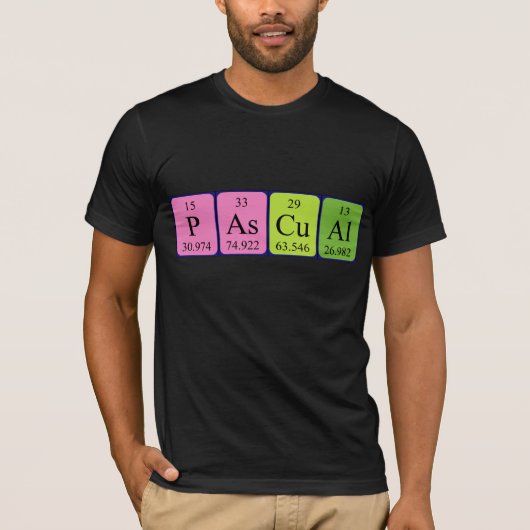 Pascual Periodenname Shirt (Vorderseite)