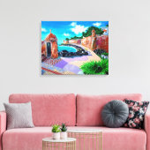 Paseo de la Princesa, SJ Puerto Rico - Leinwanddruck (Insitu (Wohnzimmer))