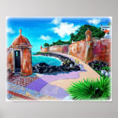Paseo del Morro, Alt San Juan, Puerto Rico Poster (Vorne)