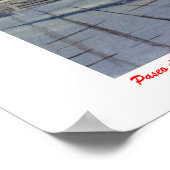 Paseo del Parrote (A Coruña) Poster (Ecke)