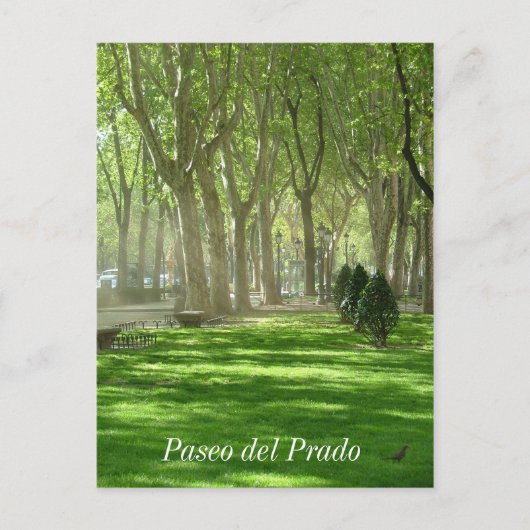 Paseo del Prado Postkarte (Vorderseite)
