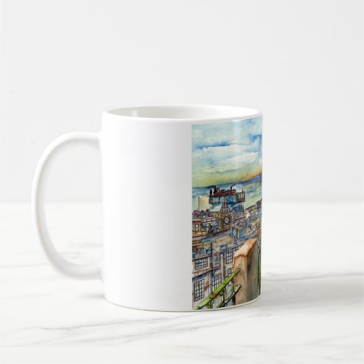 Paseo Gervasoni (acuarela) Kaffeetasse (Links)