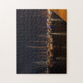 Paseo maritimo bei Nacht - Palma de Mallorca Puzzle (Vertikal)