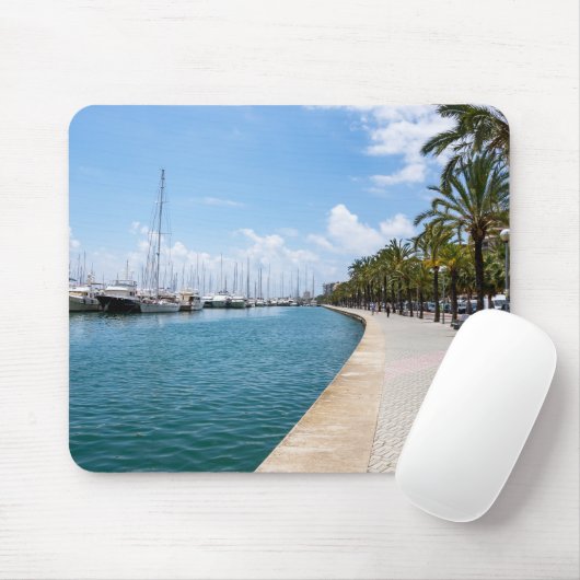 Paseo maritimo - Palma de Mallorca, Spanien Mousepad (Mit Mouse)