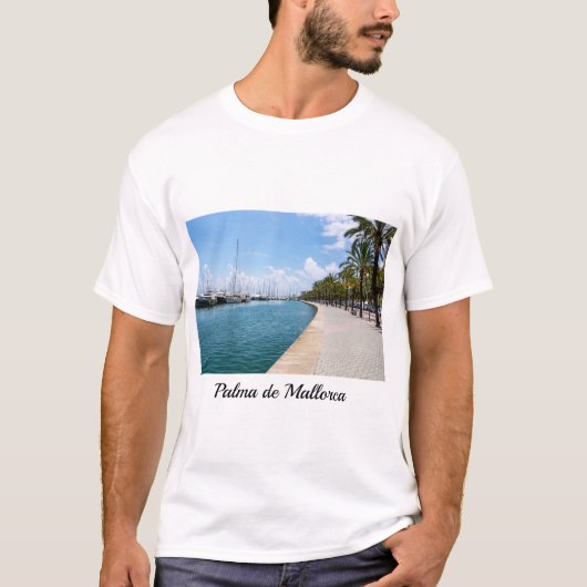 Paseo maritimo - Palma de Mallorca, Spanien T-Shirt (Vorderseite)