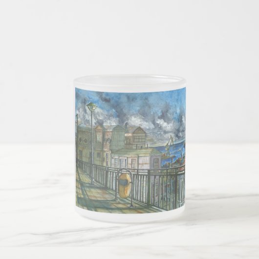 Paseo Mirador de Valparaíso Mattglastasse (Mittel)