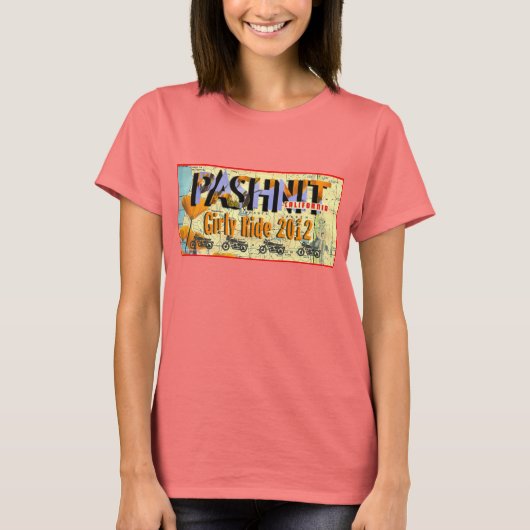 Pashnit Girly Ride T - Shirt 2012 (Vorderseite)