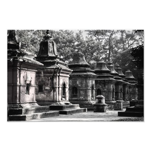 Pashupatinath Temple Lingams Fotodruck (Vorne)
