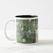 Pasie, das in Bougivals Garten, 1881 näht Zweifarbige Tasse (Links)